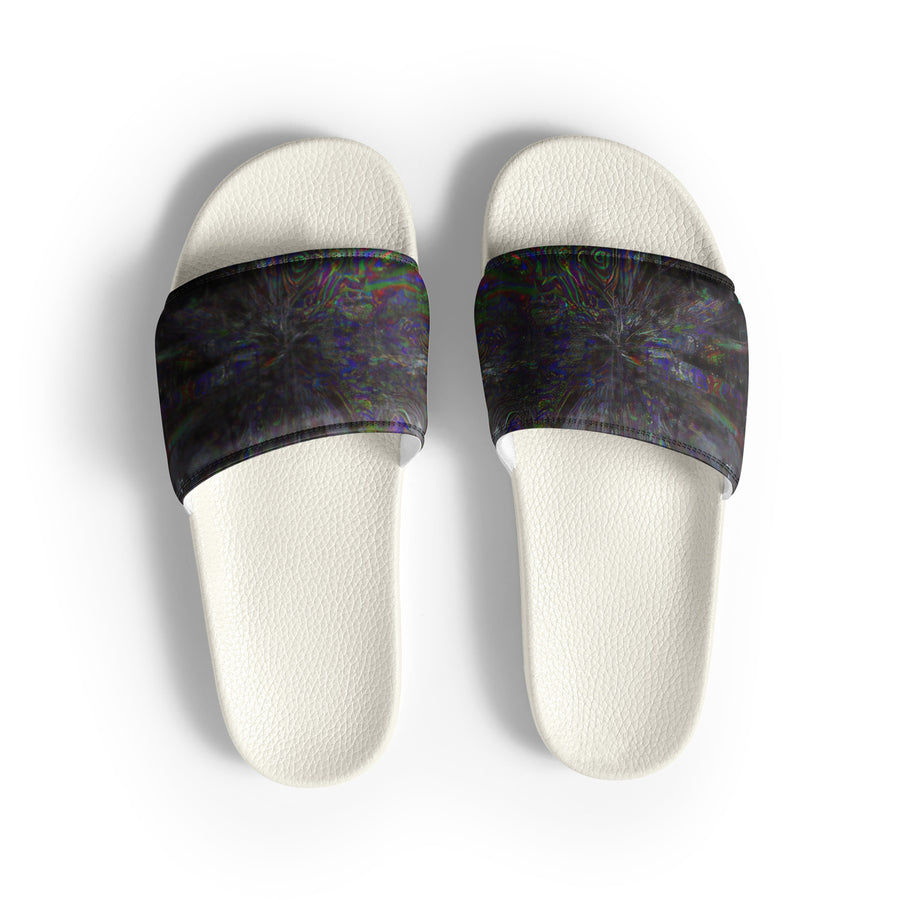 Glitchwear Men's Slides, AI Signature Style AI-Designed 13, view 2
