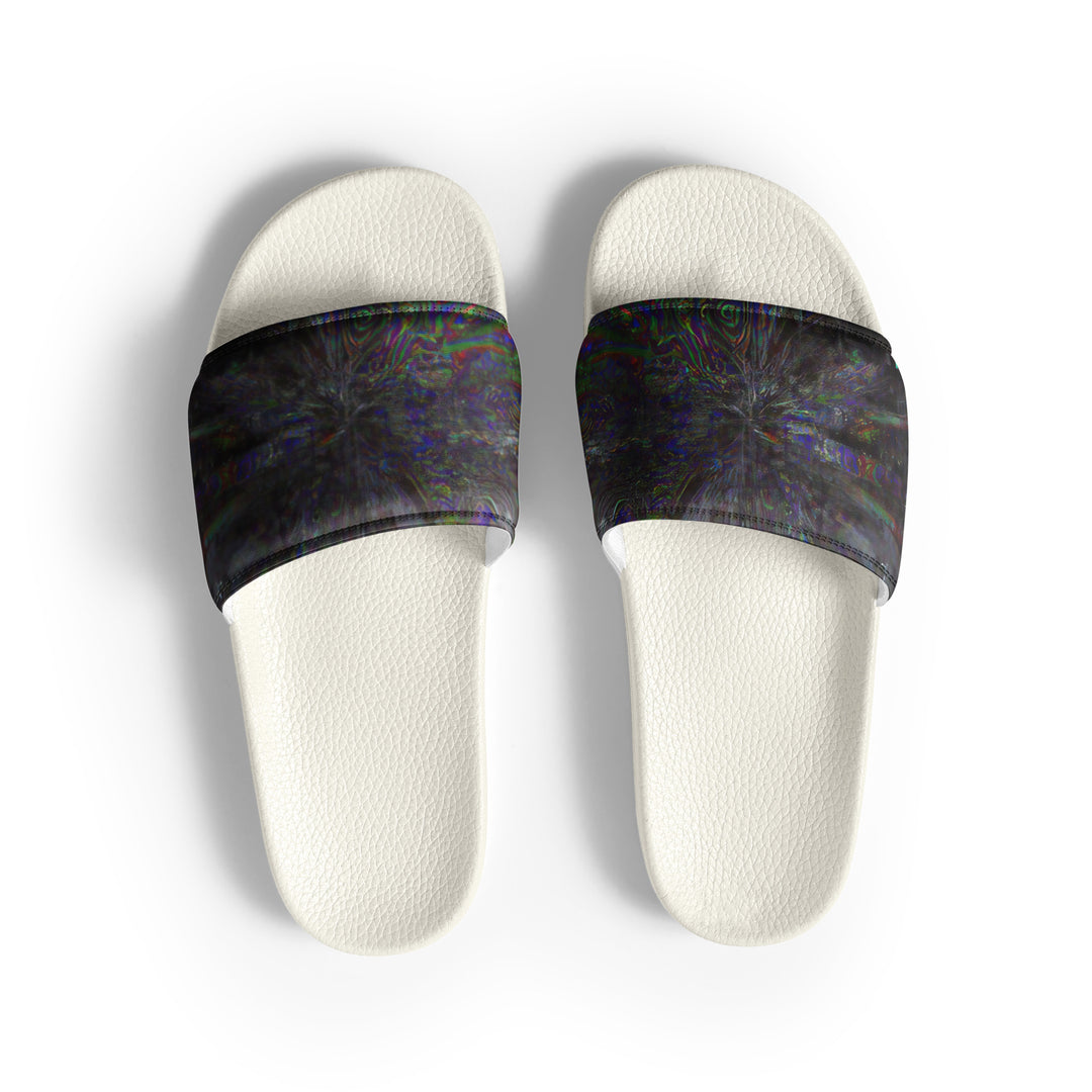 Glitchwear Men's Slides, AI Signature Style AI-Designed 13, view 2