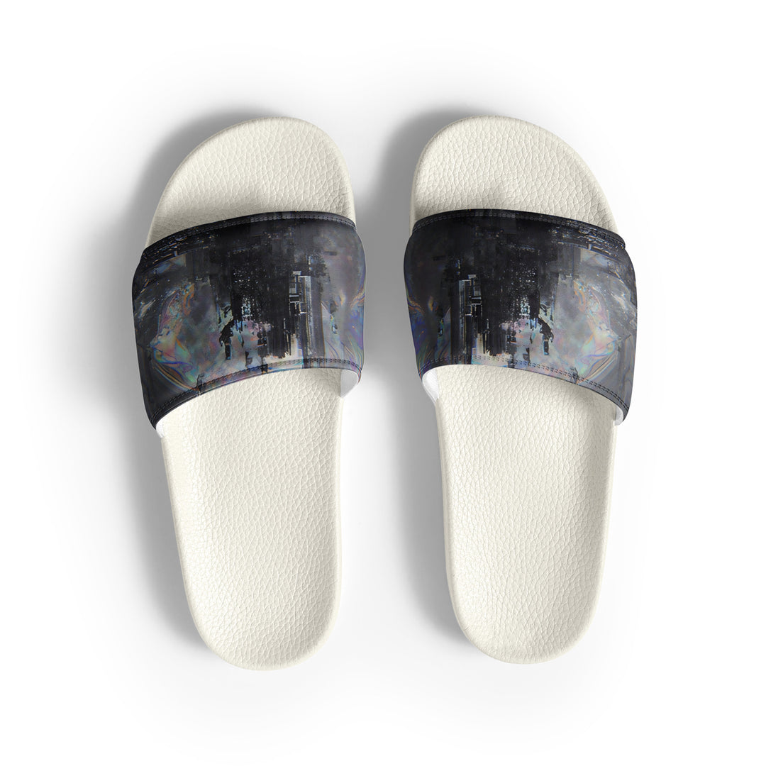 Glitchwear Men's Slides, AI Signature Style AI-Designed 14, view 2