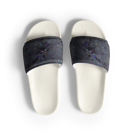 Glitchwear Men's Slides, AI Signature Style AI-Designed 20, view 2