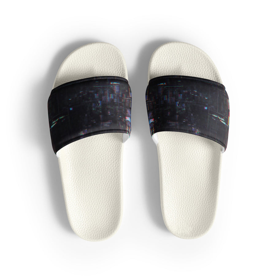 Glitchwear Men's Slides, AI Signature Style AI-Designed 23, view 2
