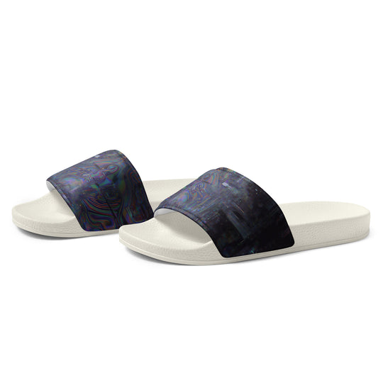 Glitchwear Men's Slides, AI Signature Style AI-Designed 10, view 4