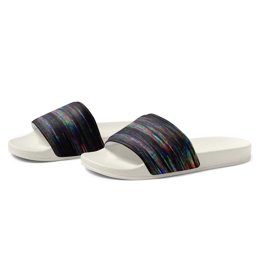 Glitchwear Men's Slides, AI Signature Style AI-Designed 40, view 4