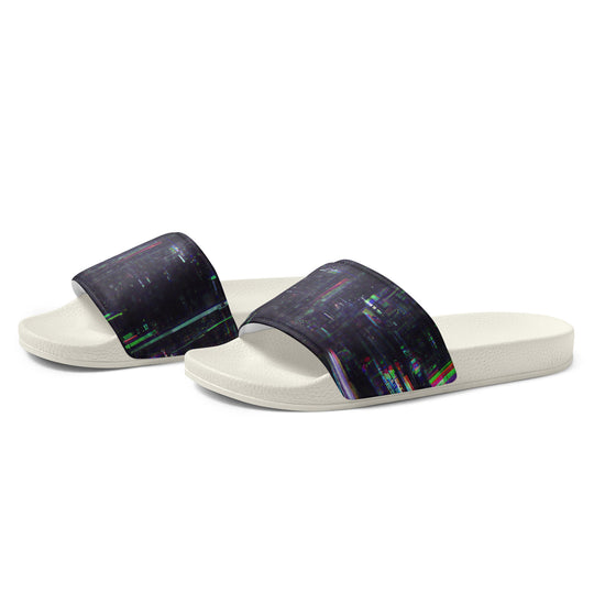 Glitchwear Men's Slides, AI Signature Style AI-Designed 25, view 4