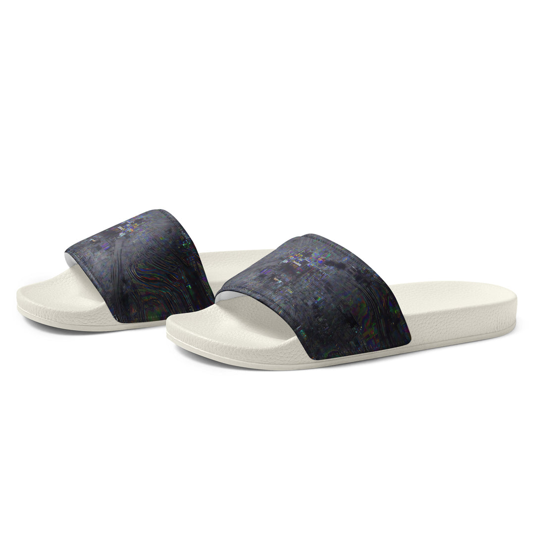 Glitchwear Men's Slides, AI Signature Style AI-Designed 20, view 4
