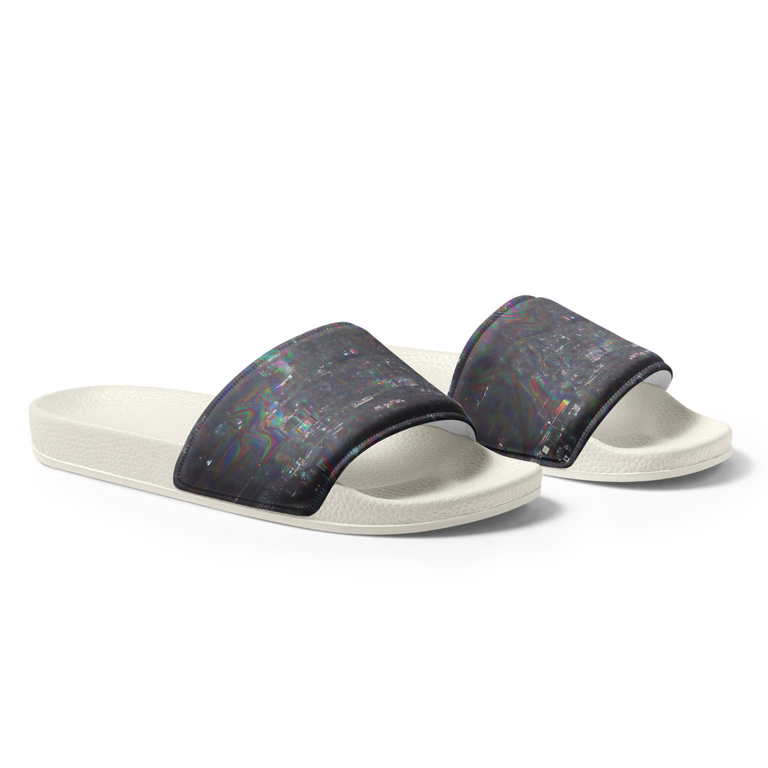 Glitchwear Men's Slides, AI Signature Style AI-Designed 8, view 6