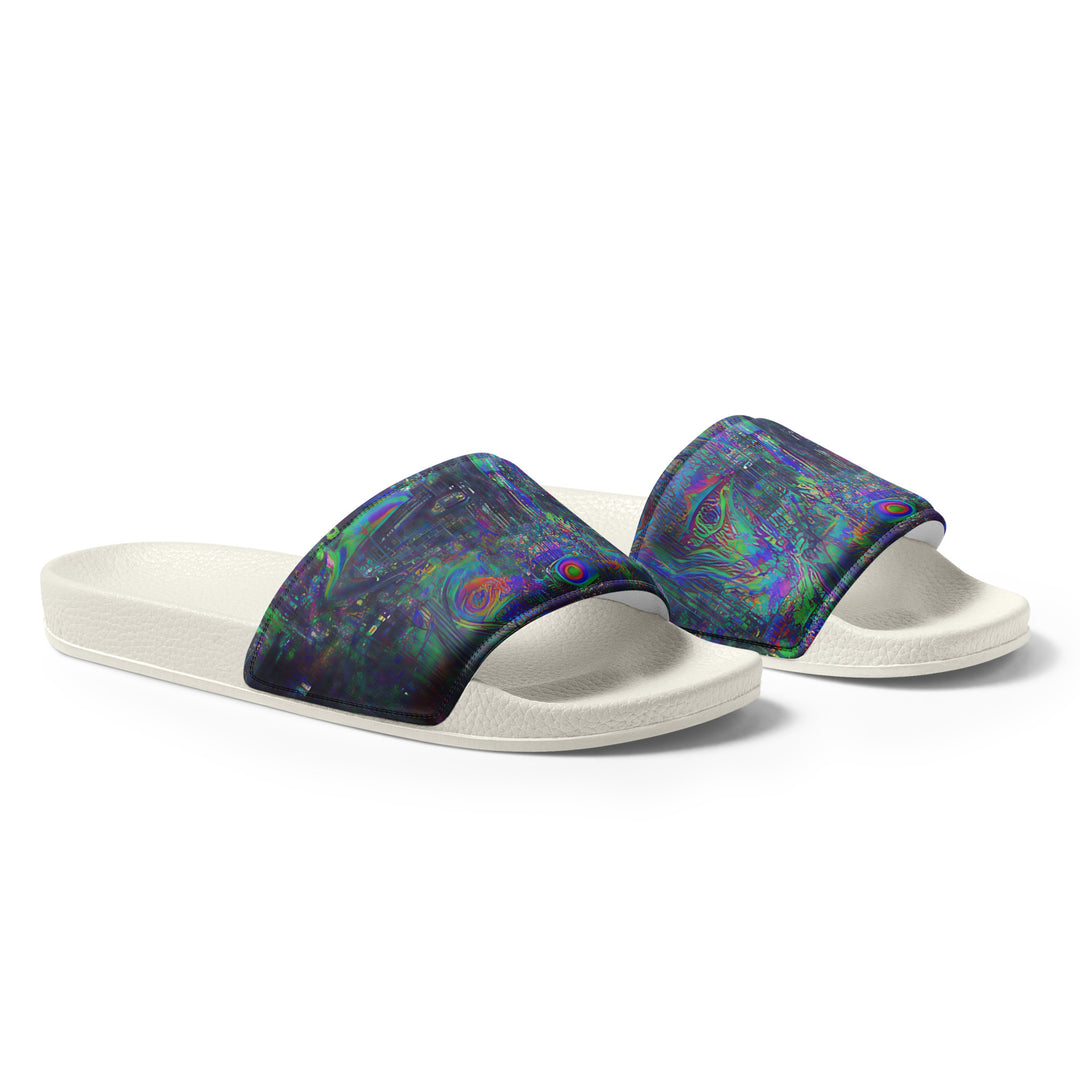 Glitchwear Men's Slides, AI Signature Style AI-Designed 11, view 6