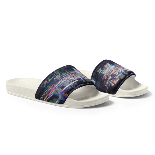 Glitchwear Men's Slides, AI Signature Style AI-Designed 29, view 6