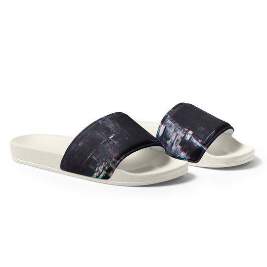 Glitchwear Men's Slides, AI Signature Style AI-Designed 33, view 6