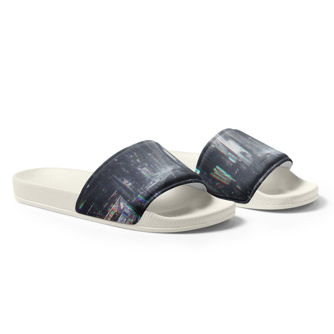 Glitchwear Men's Slides, AI Signature Style AI-Designed 39, view 6