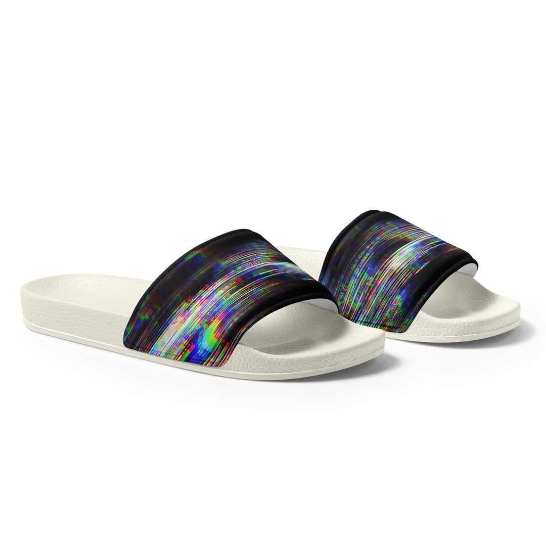 Glitchwear Men's Slides, AI Signature Style AI-Designed 44, view 6