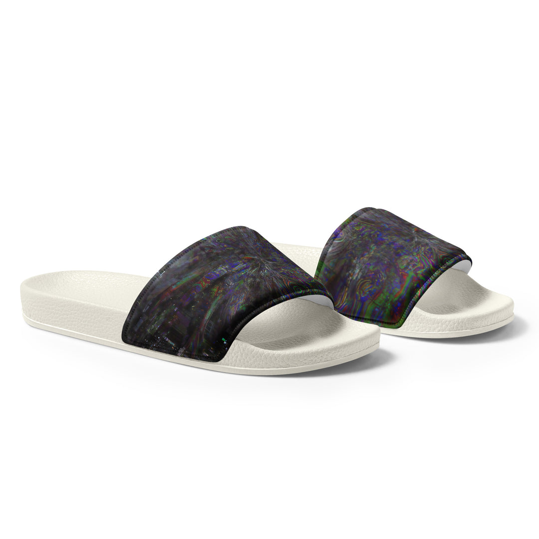 Glitchwear Men's Slides, AI Signature Style AI-Designed 13, view 6