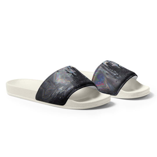 Glitchwear Men's Slides, AI Signature Style AI-Designed 14, view 6
