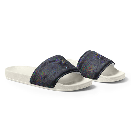 Glitchwear Men's Slides, AI Signature Style AI-Designed 20, view 6