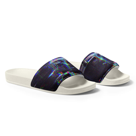 Glitchwear Men's Slides, AI Signature Style AI-Designed 24, view 6