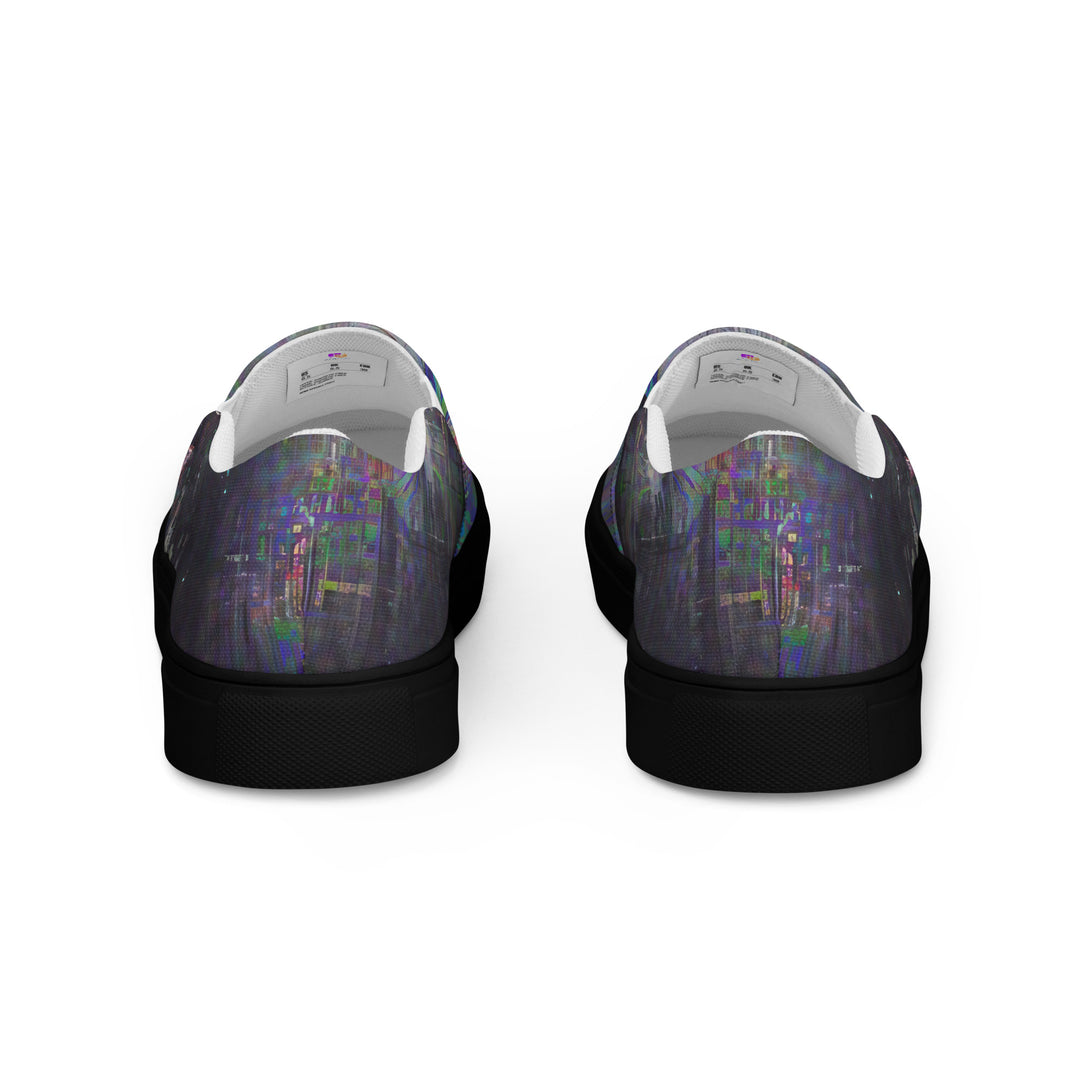 Glitchwear Men's Slip-On Canvas Shoes 4, view 7