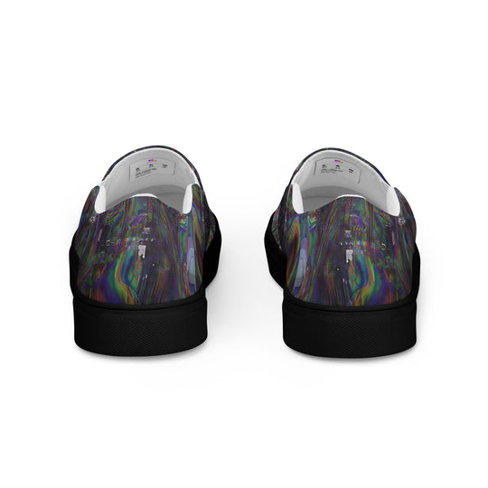 Glitchwear Men's Slip-On Canvas Shoes 16, view 7