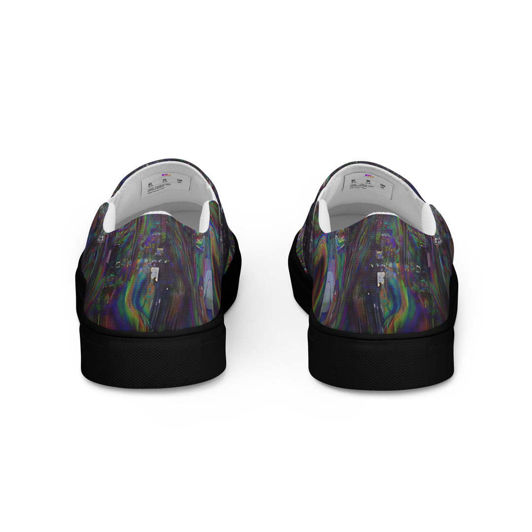Glitchwear Men's Slip-On Canvas Shoes 16, view 7