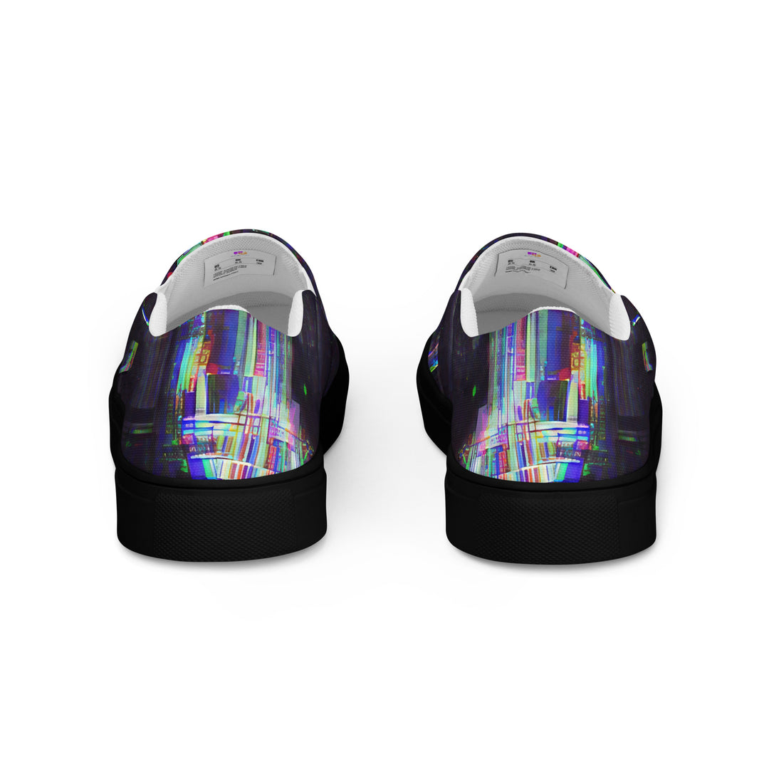 Glitchwear Men's Slip-On Canvas Shoes 21, view 7