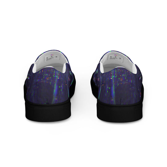 Glitchwear Men's Slip-On Canvas Shoes 32, view 7