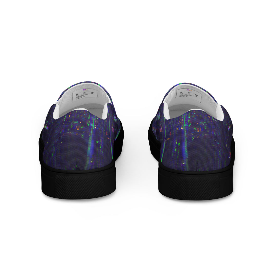 Glitchwear Men's Slip-On Canvas Shoes 32, view 7