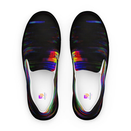 Glitchwear Men's Slip-On Canvas Shoes 43, main view