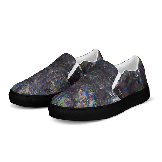 Glitchwear Men's Slip-On Canvas Shoes 16, view 3