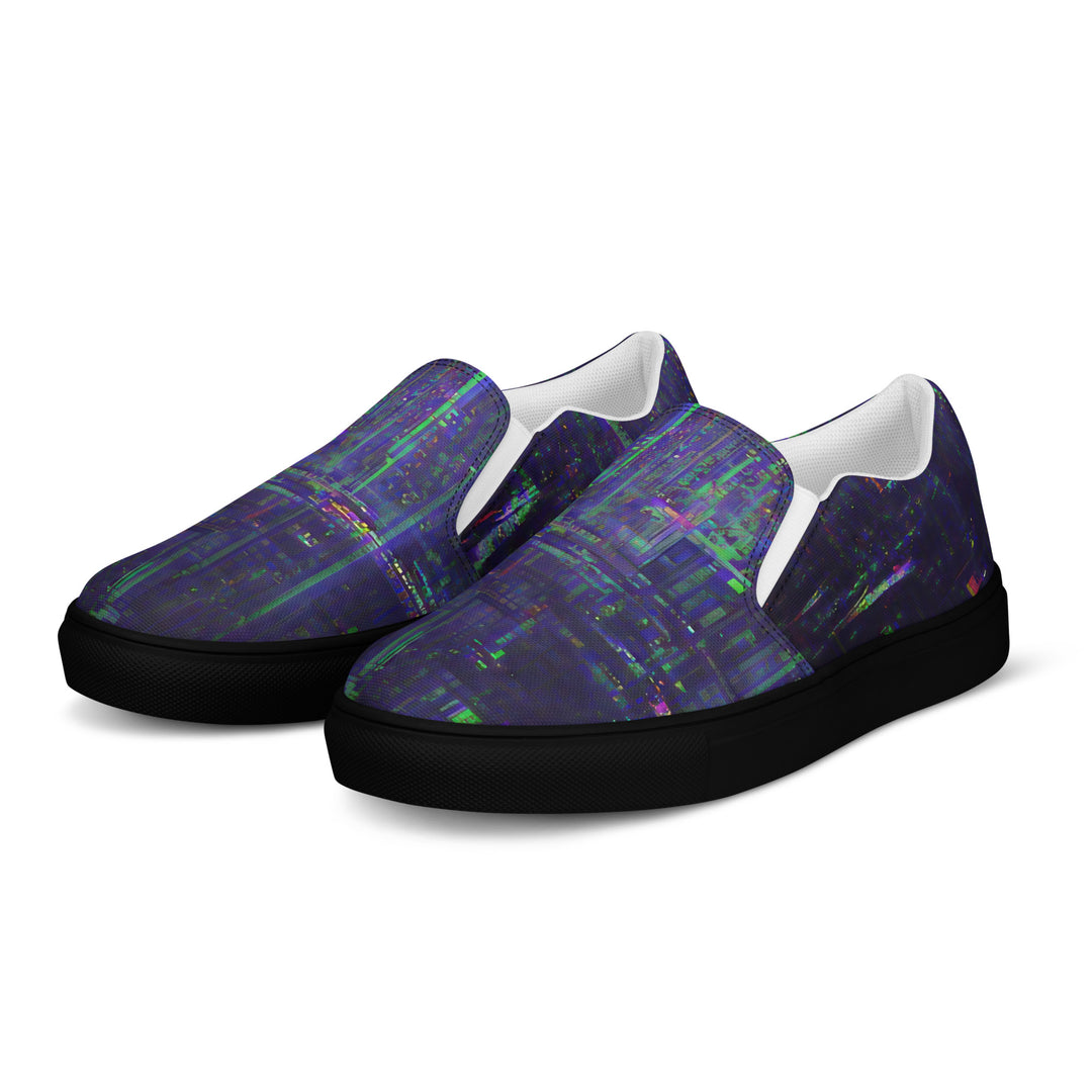 Glitchwear Men's Slip-On Canvas Shoes 32, view 3