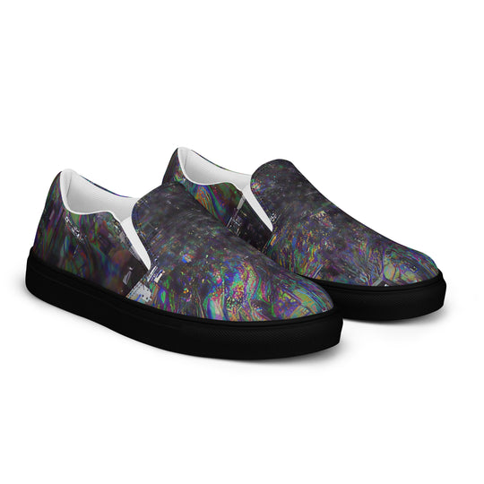Glitchwear Men's Slip-On Canvas Shoes 16, view 5