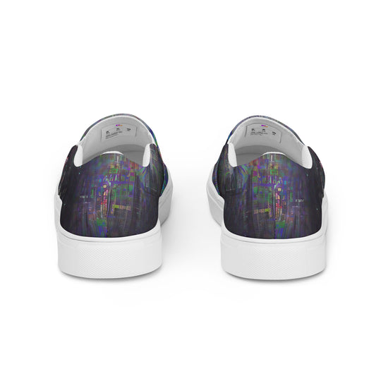 Glitchwear Men's Slip-On Canvas Shoes 4, view 8