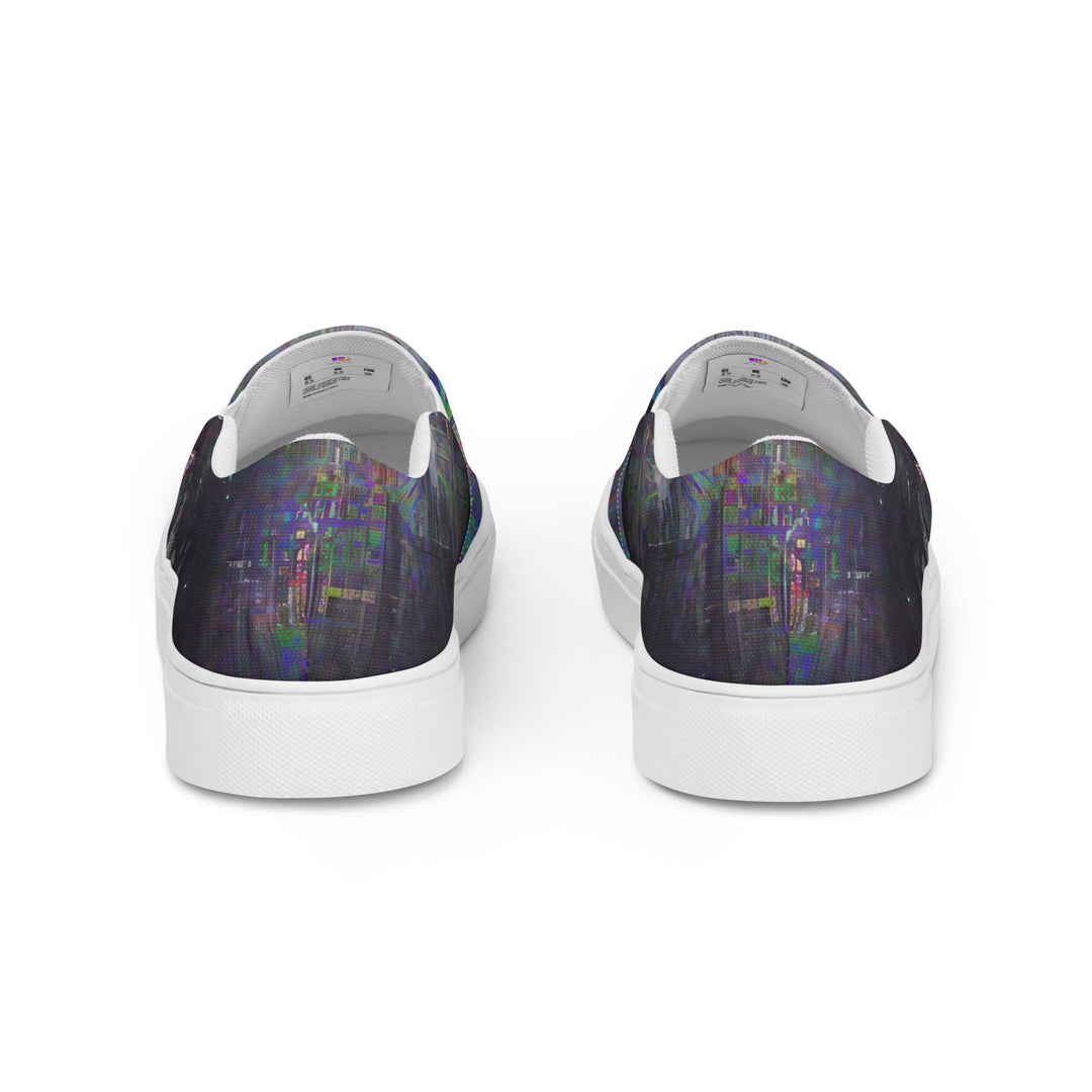Glitchwear Men's Slip-On Canvas Shoes 4, view 8