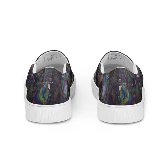 Glitchwear Men's Slip-On Canvas Shoes 16, view 8