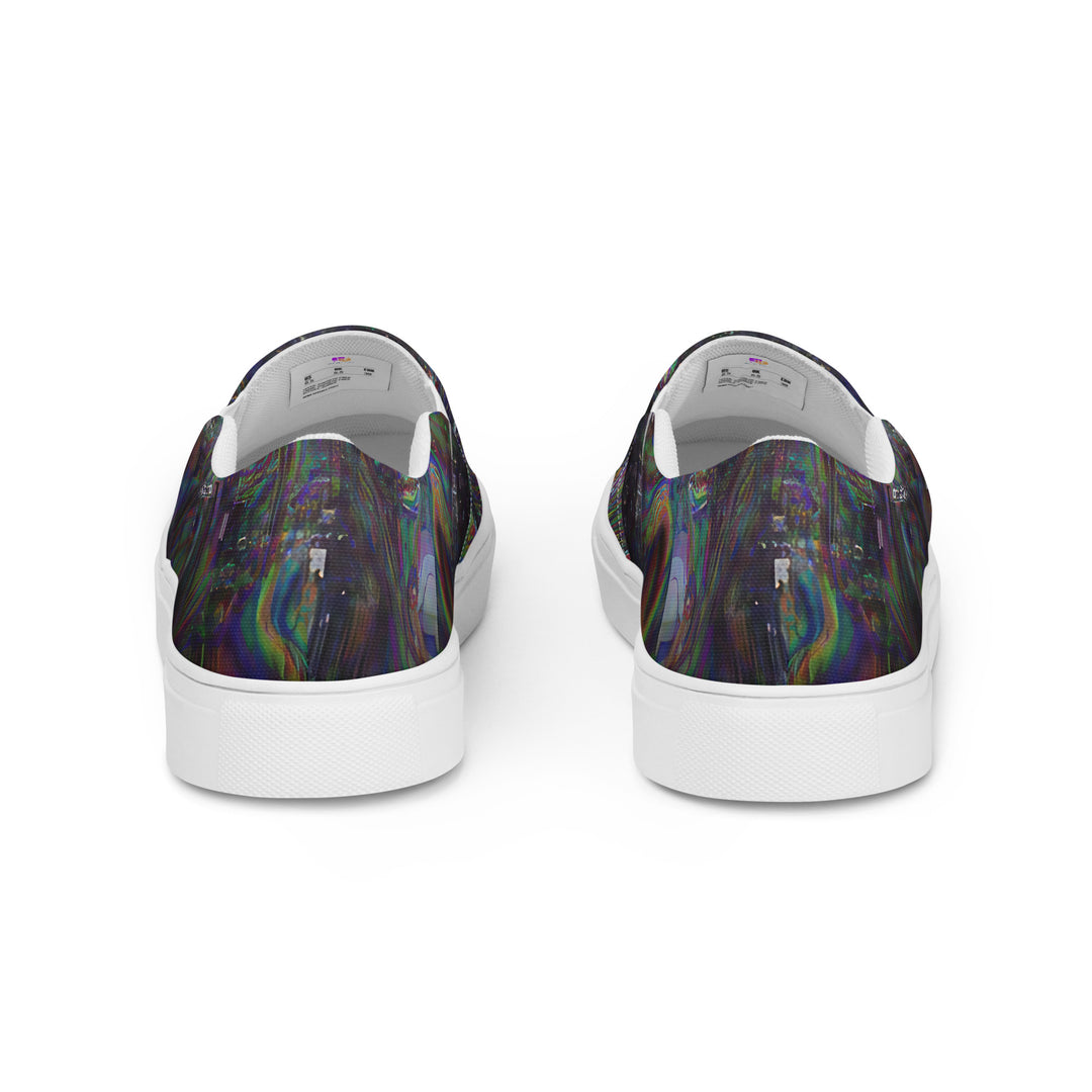 Glitchwear Men's Slip-On Canvas Shoes 16, view 8