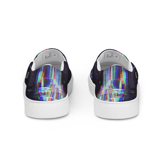 Glitchwear Men's Slip-On Canvas Shoes 21, view 8