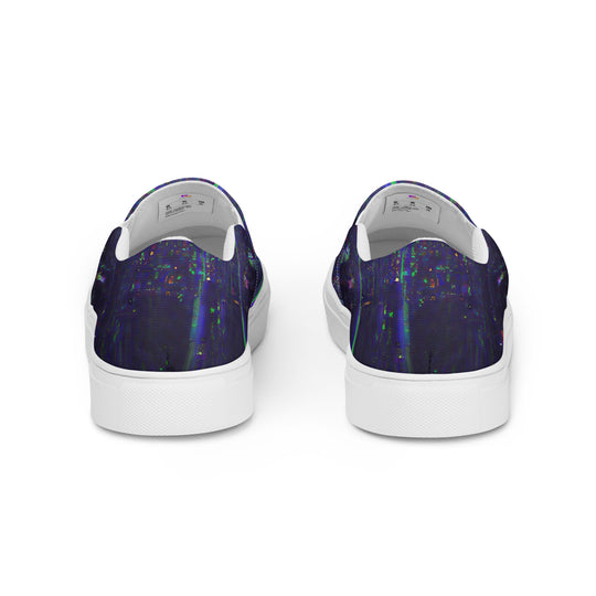 Glitchwear Men's Slip-On Canvas Shoes 32, view 8
