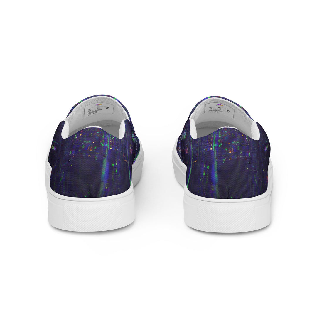 Glitchwear Men's Slip-On Canvas Shoes 32, view 8