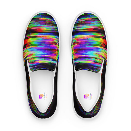 Glitchwear Men's Slip-On Canvas Shoes 41, view 2