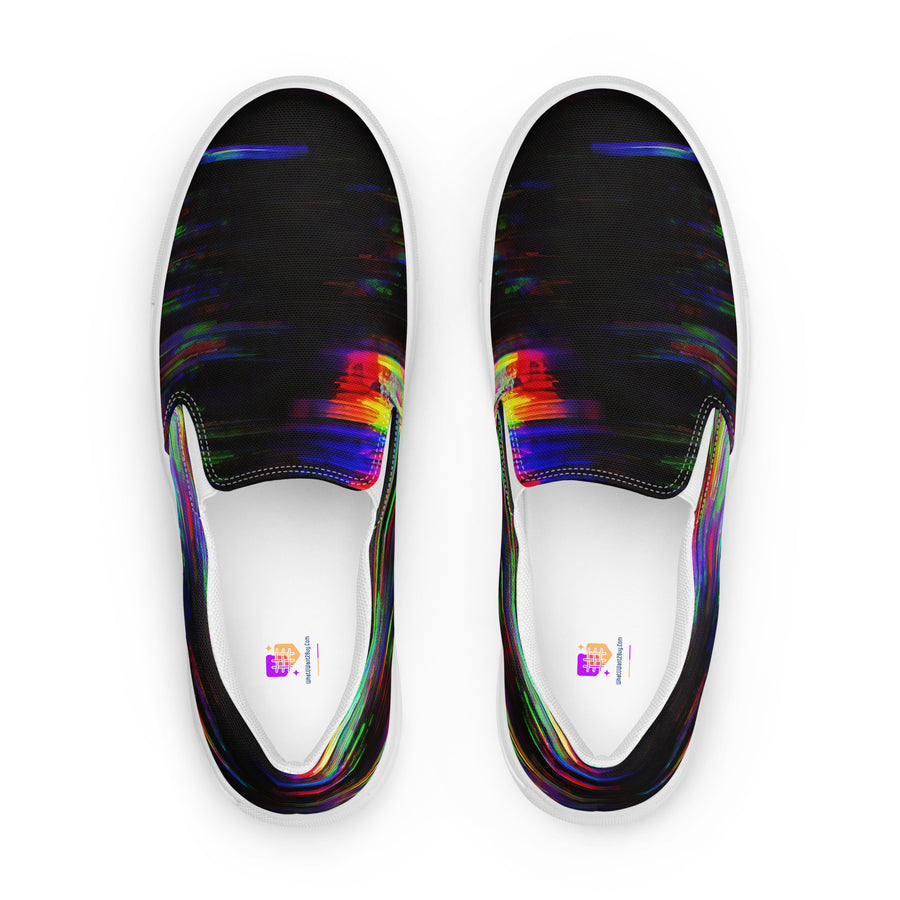 Glitchwear Men's Slip-On Canvas Shoes 43, view 2