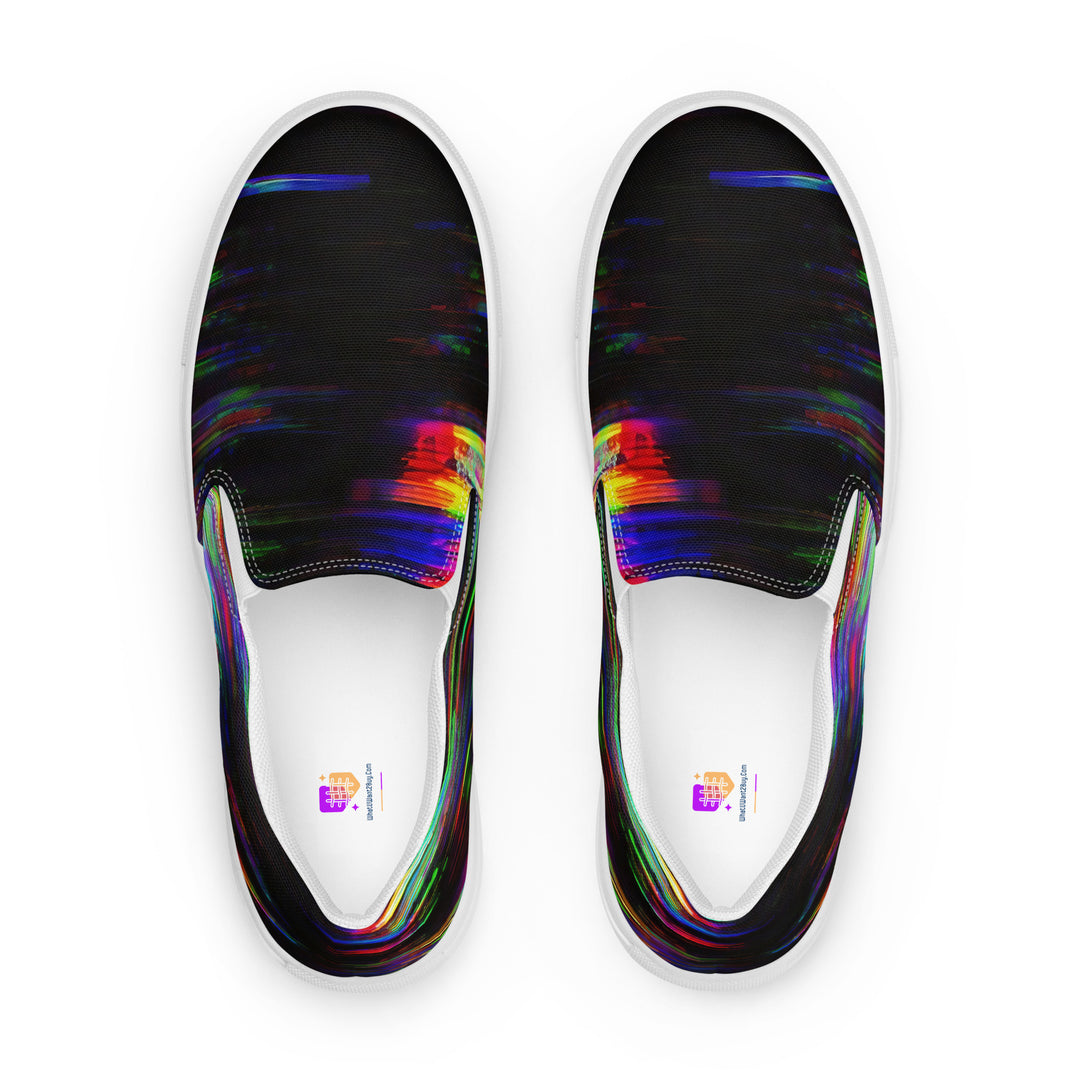 Glitchwear Men's Slip-On Canvas Shoes 43, view 2
