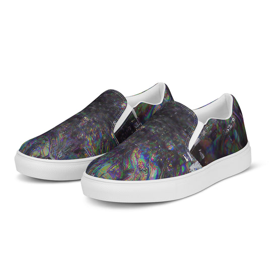 Glitchwear Men's Slip-On Canvas Shoes 16, view 4