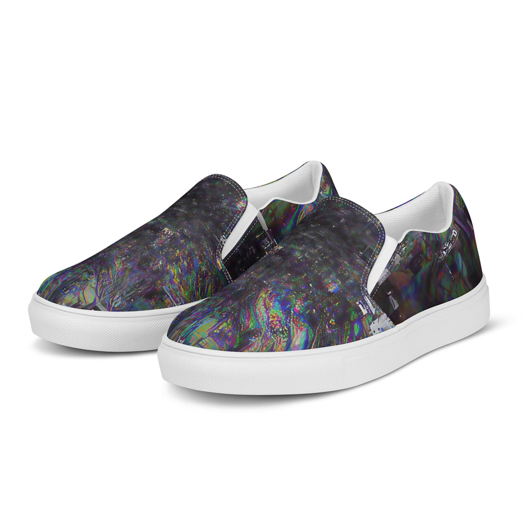 Glitchwear Men's Slip-On Canvas Shoes 16, view 4