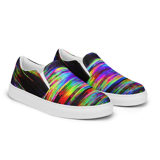 Glitchwear Men's Slip-On Canvas Shoes 41, view 6