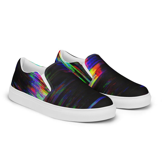Glitchwear Men's Slip-On Canvas Shoes 43, view 6