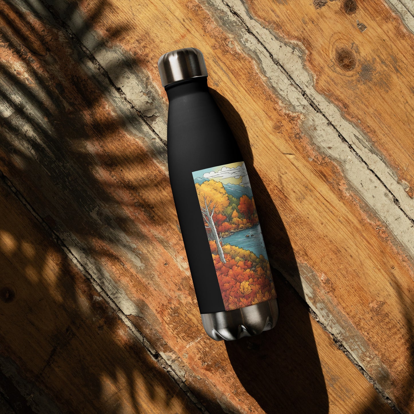 Stainless steel water bottle