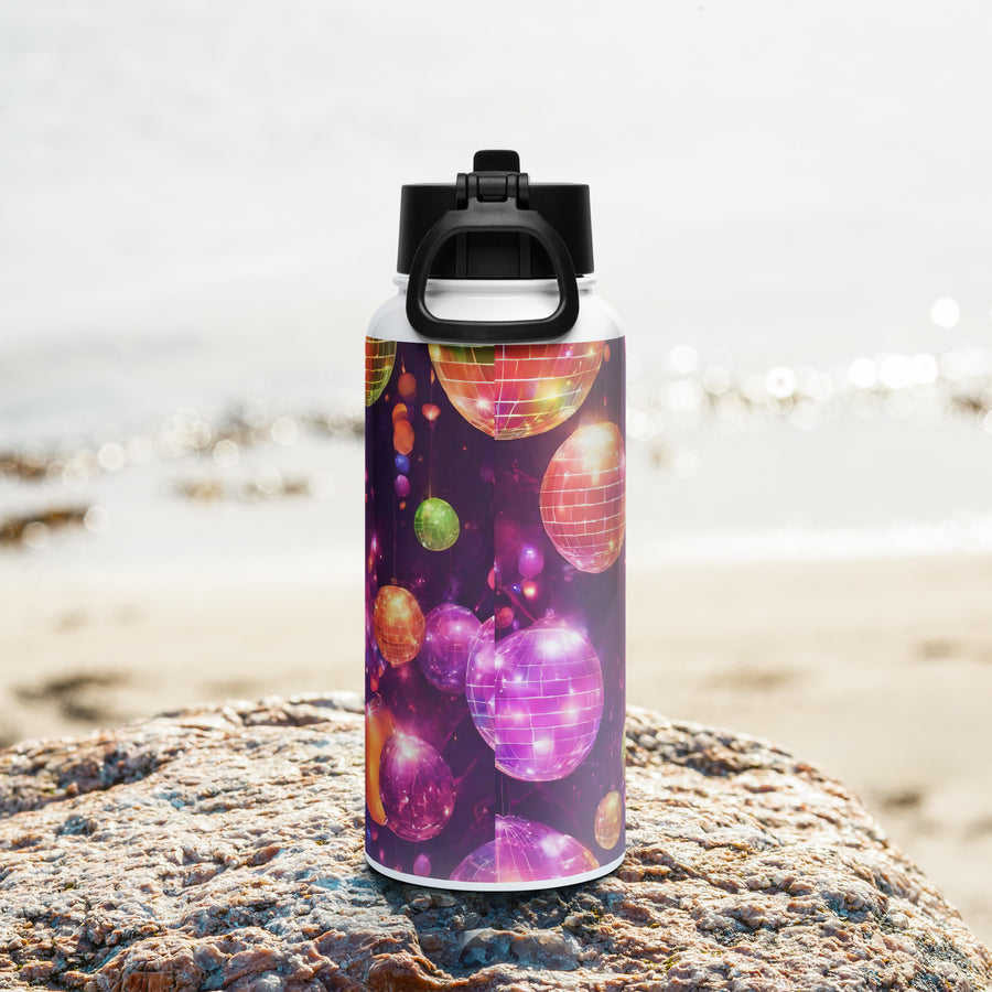 Stainless steel water bottle with a straw lid - WhatUWant2Buy