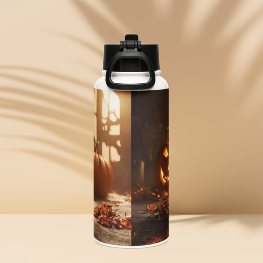 Stainless steel water bottle with a straw lid - WhatUWant2Buy