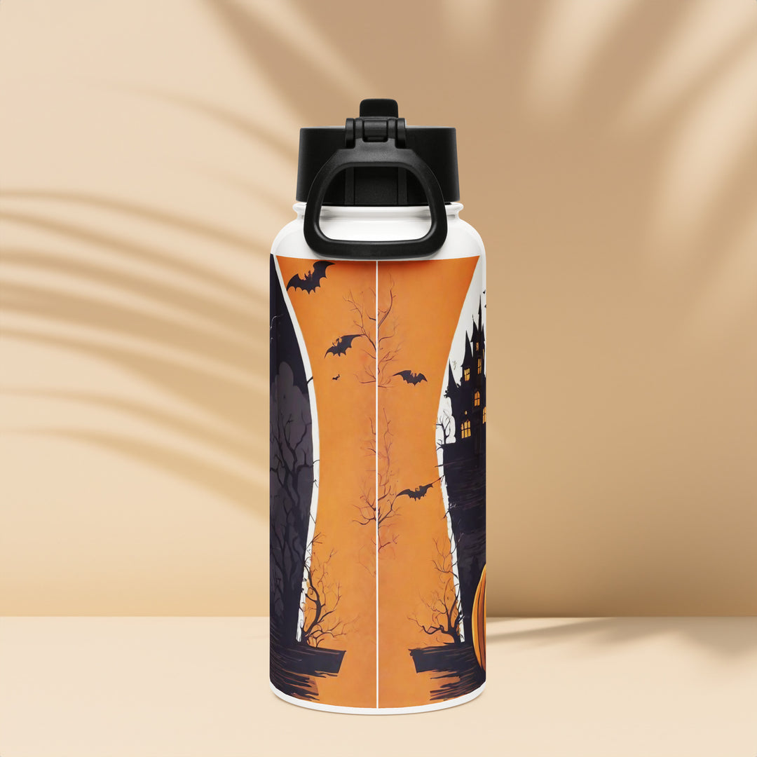 Stainless steel water bottle with a straw lid - WhatUWant2Buy