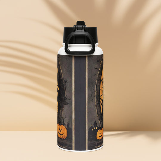 Stainless steel water bottle with a straw lid - WhatUWant2Buy