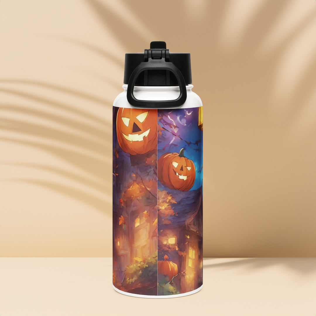 Stainless steel water bottle with a straw lid - WhatUWant2Buy