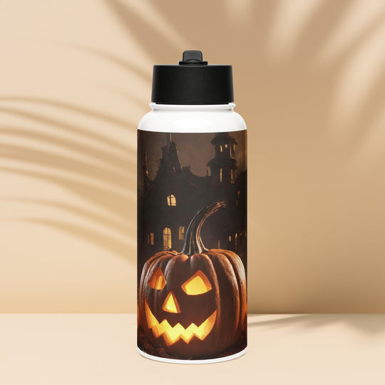 Stainless steel water bottle with a straw lid - WhatUWant2Buy